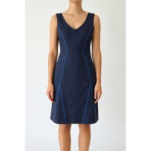 Rebecca Taylor Blue Bodycon Dress Size 4 Knee Length Party‎ Cocktail
